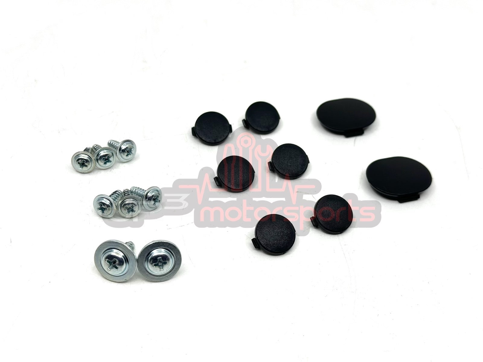 Mazda RX7 FD3S Windshield Cowl Trim Caps & Screw Kit (OEM)