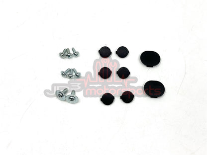 Mazda RX7 FD3S Windshield Cowl Trim Caps & Screw Kit (OEM)