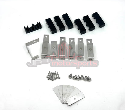 Mazda RX7 FD3S Fuel Line Retainers (Aftermarket 8AN Feed & 6AN Return)