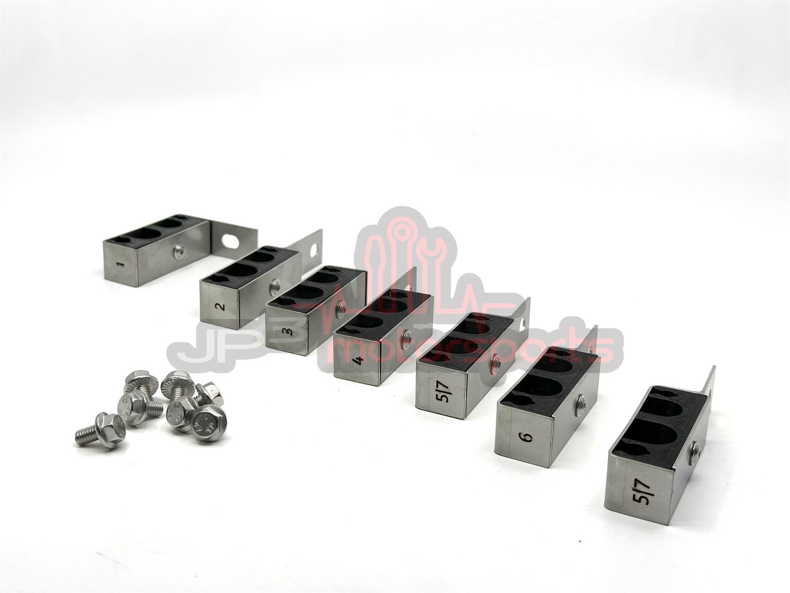 Mazda RX7 FD3S Fuel Line Retainers (Aftermarket 8AN Feed & 6AN Return)