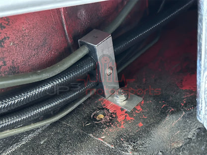 Mazda RX7 FD3S Fuel Line Retainers (Aftermarket 8AN Feed & 6AN Return)