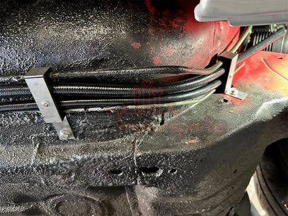 Mazda RX7 FD3S Fuel Line Retainers (Aftermarket 8AN Feed & 6AN Return)