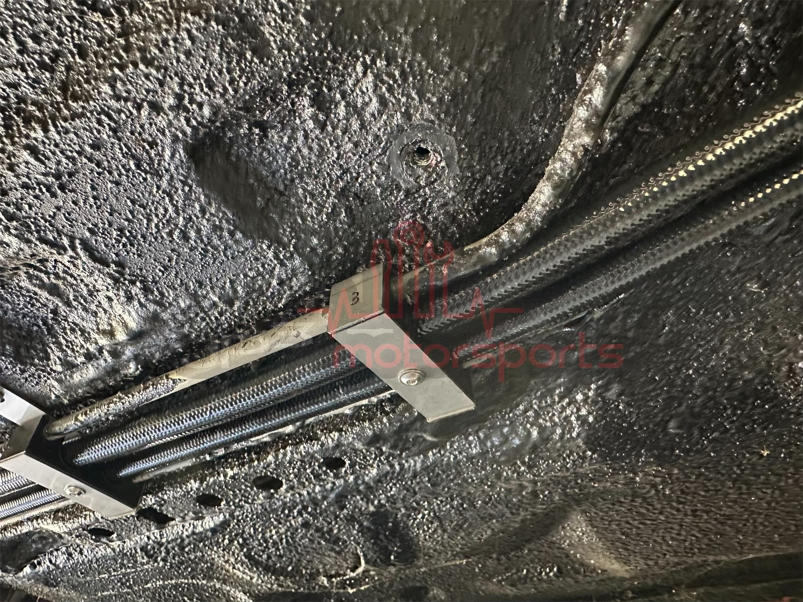 Mazda RX7 FD3S Fuel Line Retainers (Aftermarket 8AN Feed & 6AN Return)