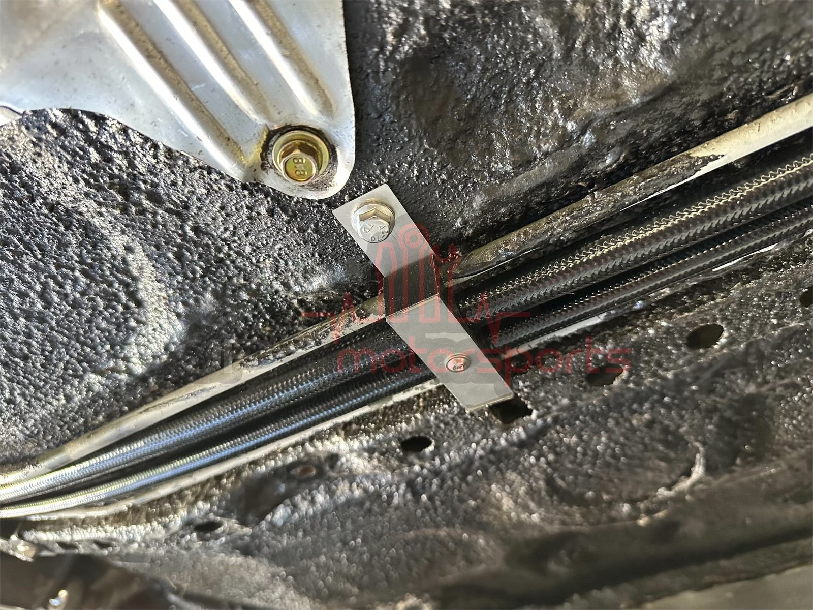 Mazda RX7 FD3S Fuel Line Retainers (Aftermarket 8AN Feed & 6AN Return)