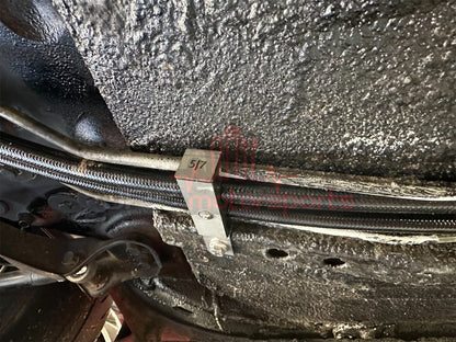 Mazda RX7 FD3S Fuel Line Retainers (Aftermarket 8AN Feed & 6AN Return)