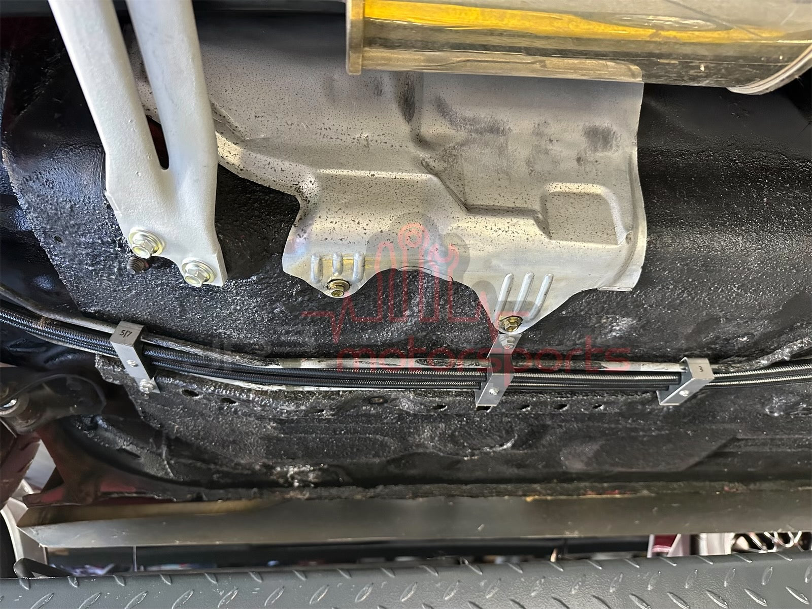 Mazda RX7 FD3S Fuel Line Retainers (Aftermarket 8AN Feed & 6AN Return)