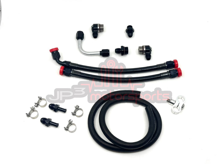 Mazda RX7 FD3S 13B-REW Fuel System Fittings and Lines ONLY (engine sid ...