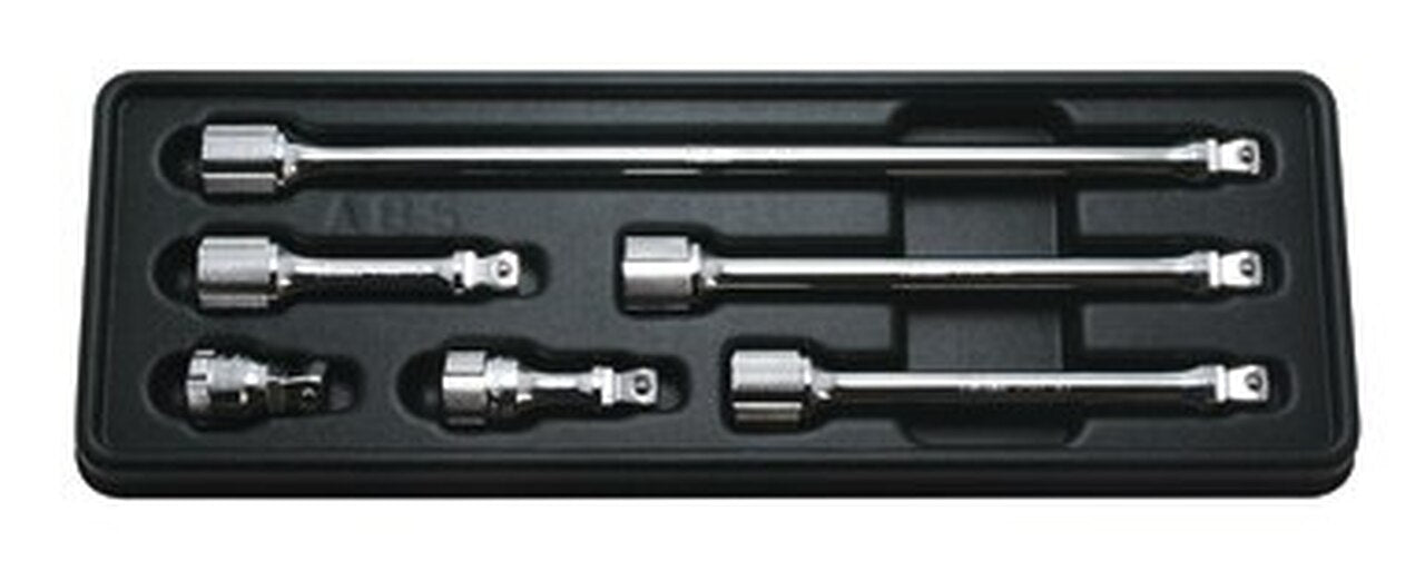 Ko-ken PK4760/5 1/2 Sq. Dr. Extension Bar set  50-250mm ABS Tray   5 pieces