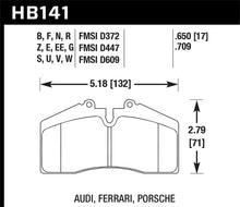 Load image into Gallery viewer, Hawk 1986-1991 Porsche 928 CS HPS 5.0 Front Brake Pads