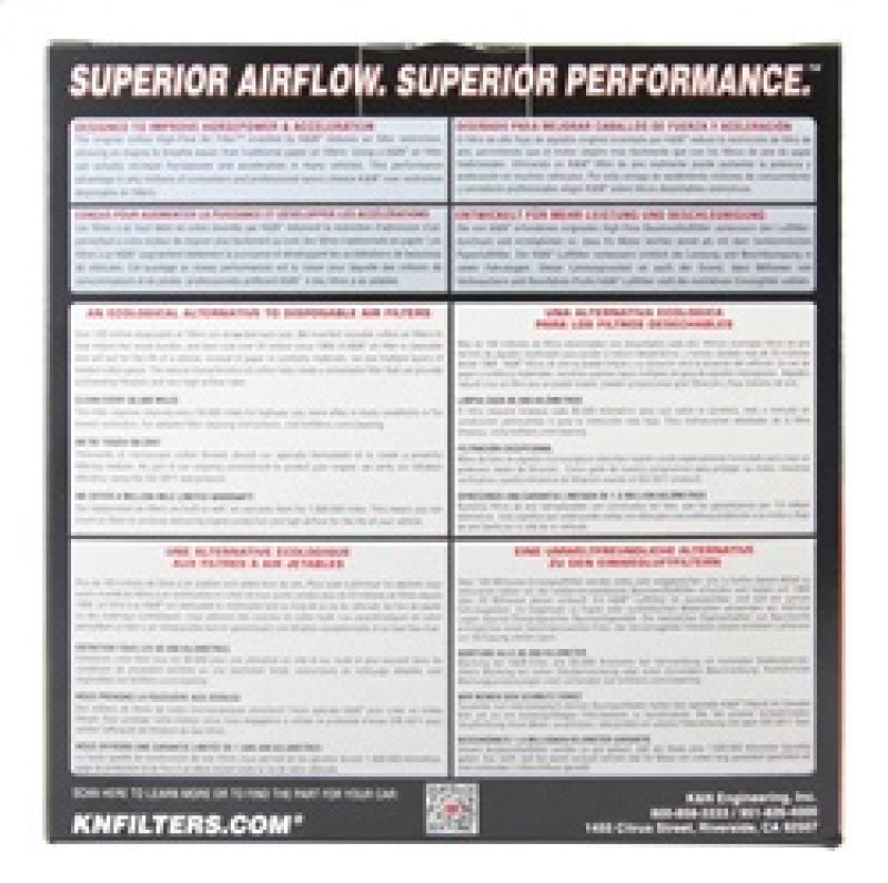 K&N Replacement Unique Panel Air Filter for 07-15 KTM 125
