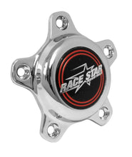 Load image into Gallery viewer, Race Star 5 Lug Cap Tall Plastic Chrome (incl. Medallion &amp; Screws)