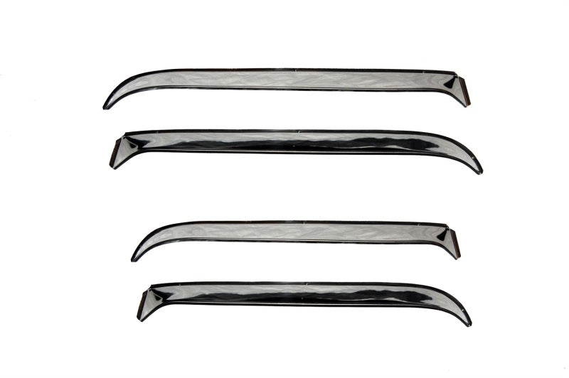 AVS 81-89 Lincoln Town Car Ventshade Front & Rear Window Deflectors 4pc - Stainless