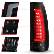 Load image into Gallery viewer, ANZO 1999-2000 Cadillac Escalade LED Taillights Black Housing Smoke Lens Pair