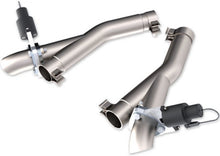 Load image into Gallery viewer, QTP 11-18 Dodge Durango 5.7L 2.5in 304SS Aggressor Cutout Dual Mid Pipes