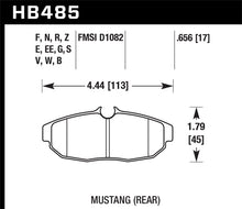Load image into Gallery viewer, Hawk 05-07 Ford Mustang GT &amp; V6 Performance Ceramic Street Rear Brake Pads