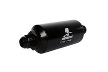 Load image into Gallery viewer, Aeromotive In-Line Filter - AN -10 size Male - 10 Micron Microglass Element - Bright-Dip Black