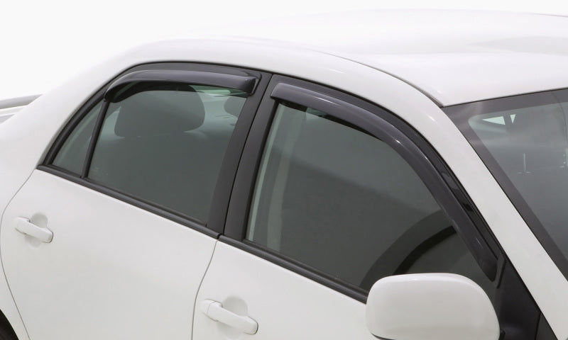 AVS 03-08 Toyota Corolla Ventvisor In-Channel Front & Rear Window Deflectors 4pc - Smoke