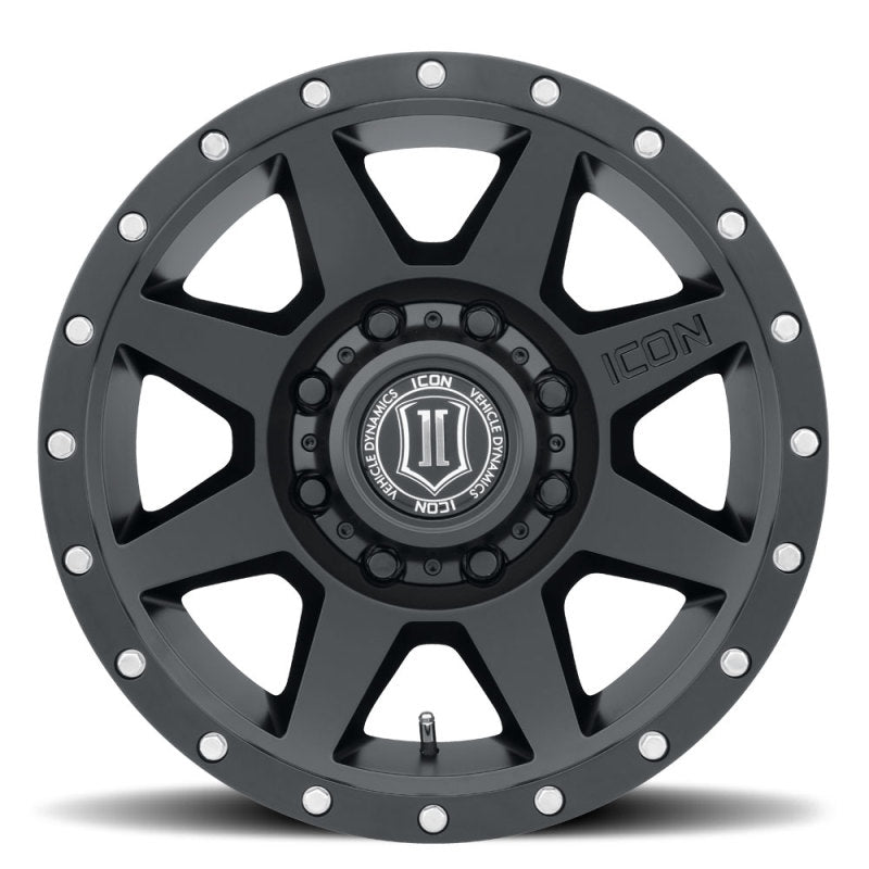 ICON Rebound 17x8.5 8x170 6mm Offset 5in BS 125mm Bore Satin Black