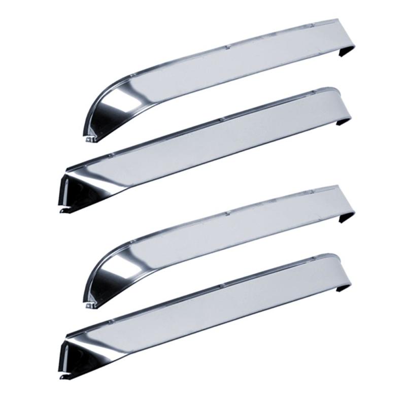 AVS 77-84 Buick Electra Ventshade Front & Rear Window Deflectors 4pc - Stainless
