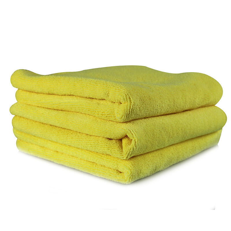 Chemical Guys Workhorse Professional Microfiber Towel, Yellow 16 x 16 (3  Pack) - Detail Garage - Orlando FL