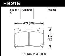 Load image into Gallery viewer, Hawk 93-98 Toyota Supra TT HP+ Street Front Brake Pads