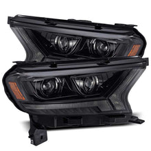 Load image into Gallery viewer, AlphaRex 19-21 Ford Ranger LUXX LED Proj Headlights Plank Style Alpha Black w/Seq Signal/DRL