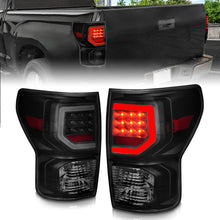 Load image into Gallery viewer, Anzo 07-11 Toyota Tundra Full LED Tailights Black Housing Smoke Lens G2 (w/C Light Bars)
