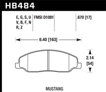 Load image into Gallery viewer, Hawk 05-10 Ford Mustang GT &amp; V6 / 07-08 Shelby GT HPS Street Front Brake Pads
