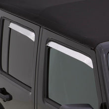 Load image into Gallery viewer, AVS 84-96 Jeep Cherokee (4 Door) Ventshade Front &amp; Rear Window Deflectors 4pc - Stainless