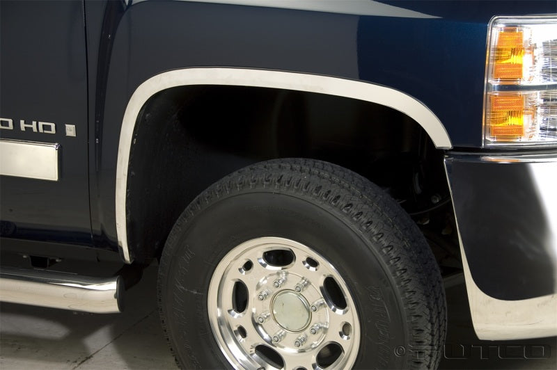 Putco 15-19 Chevy Silverado HD (Does not Fit Dually) Stainless Steel Fender Trim