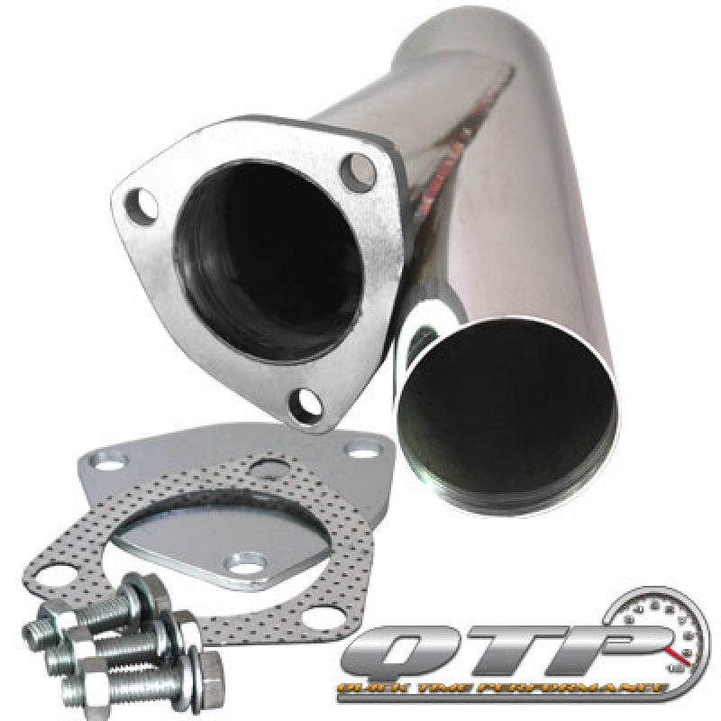 QTP 2.5in Weld-On QTEC Exhaust Cutout Y-Pipe