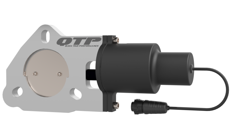 QTP 2.5in Bolt-On QTEC Electric Cutout Valve - Single