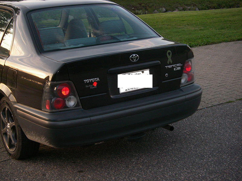 Spyder Toyota Tercel 95-98 Euro Style Tail Lights Black ALT-YD