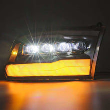Load image into Gallery viewer, AlphaRex 09-18 Dodge Ram 1500HD NOVA LED Projector Headlights Plank Style Design Chrome w/DRL