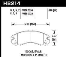 Load image into Gallery viewer, Hawk Mitsubishi Eclipse GT HPS Street Front Brake Pads