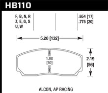 Load image into Gallery viewer, Hawk AP CP3307 / CP5040 / CP5200 Caliper DTC-70 Race Brake Pads