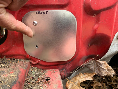 Mazda RX7 FD3S AC & Heater Core Firewall Block Off Plate (Steel)