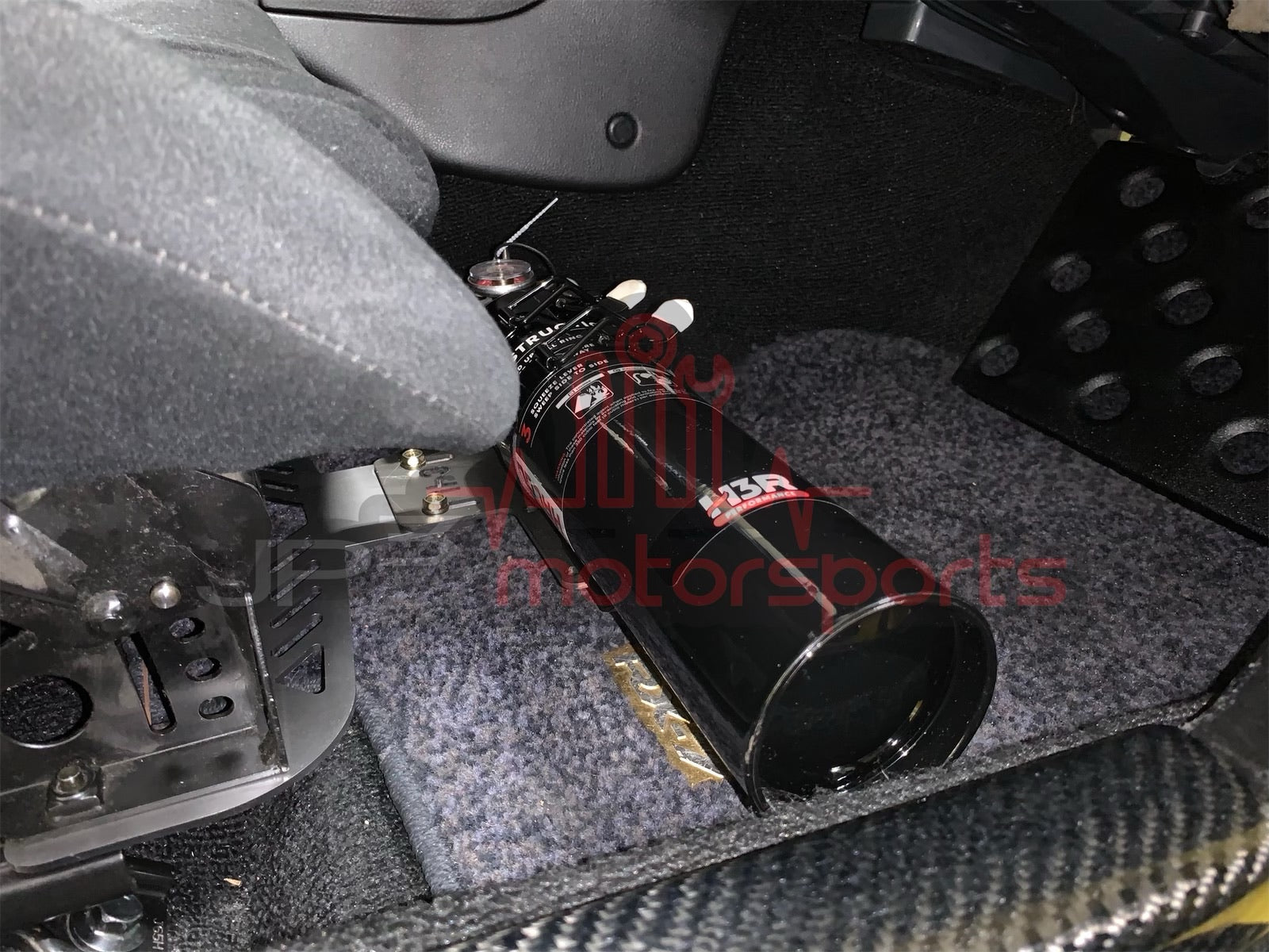 Mazda RX7 FD3S Fire Extinguisher Passenger Seat Mount for OEM & OEM Recaro Seat w/ Tilt Rails