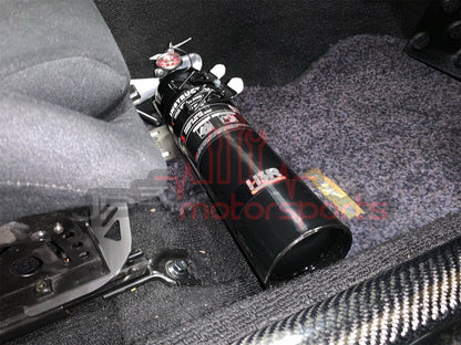 Mazda RX7 FD3S Fire Extinguisher Passenger Seat Mount for OEM & OEM Recaro Seat w/ Tilt Rails