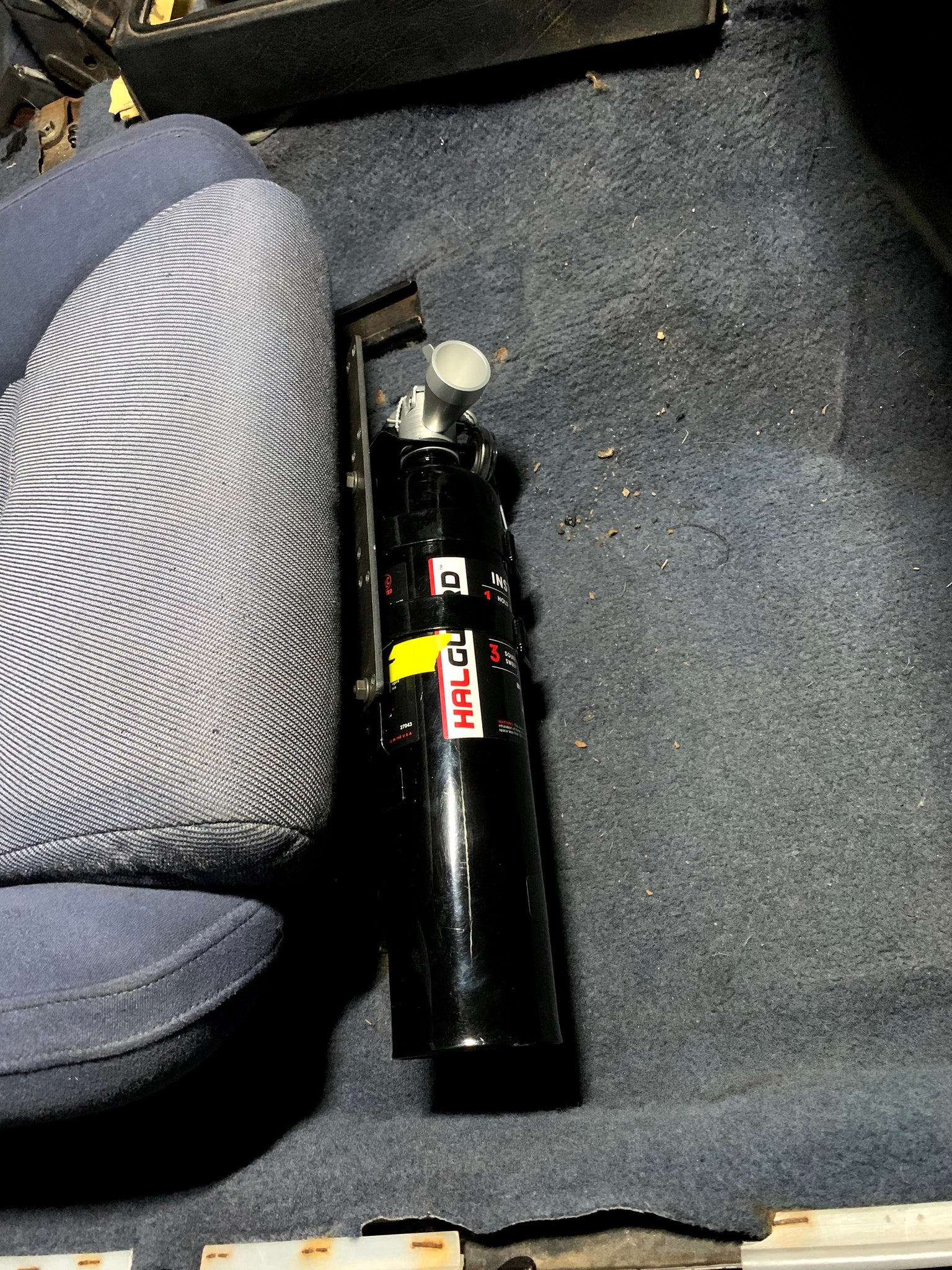 Mazda RX7 FC3S Fire Extinguisher Passenger Seat Mount JP3 Motorsports