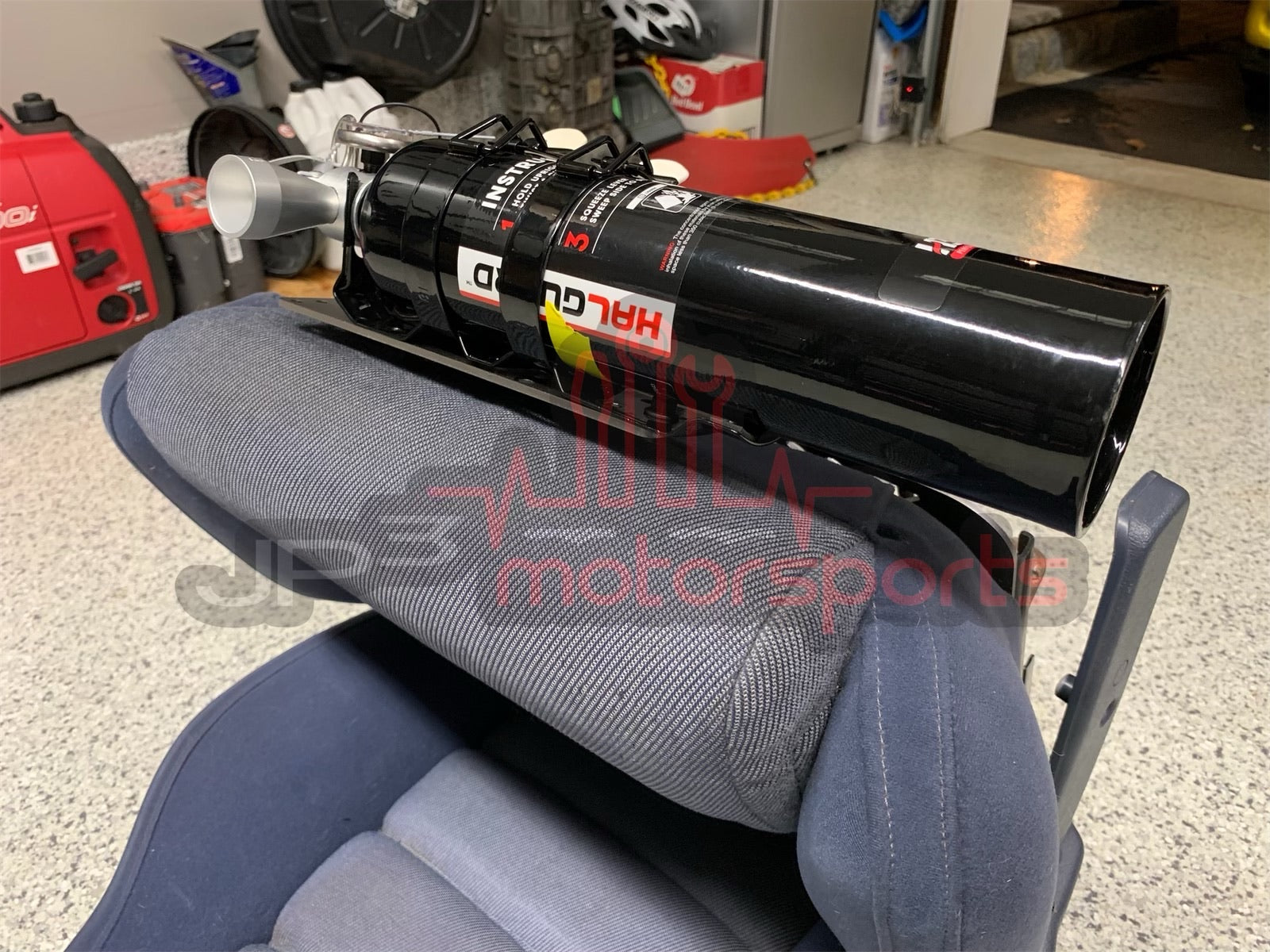 Mazda RX7 FC3S Fire Extinguisher Passenger Seat Mount JP3 Motorsports