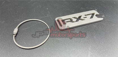 Mazda RX7 FD3S Titanium Keychain