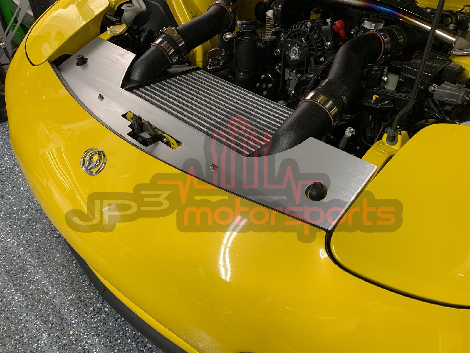 Mazda RX7 FD3S Cooling Panel (Greddy Vmount Layout w/ JP3 Battery Tray)