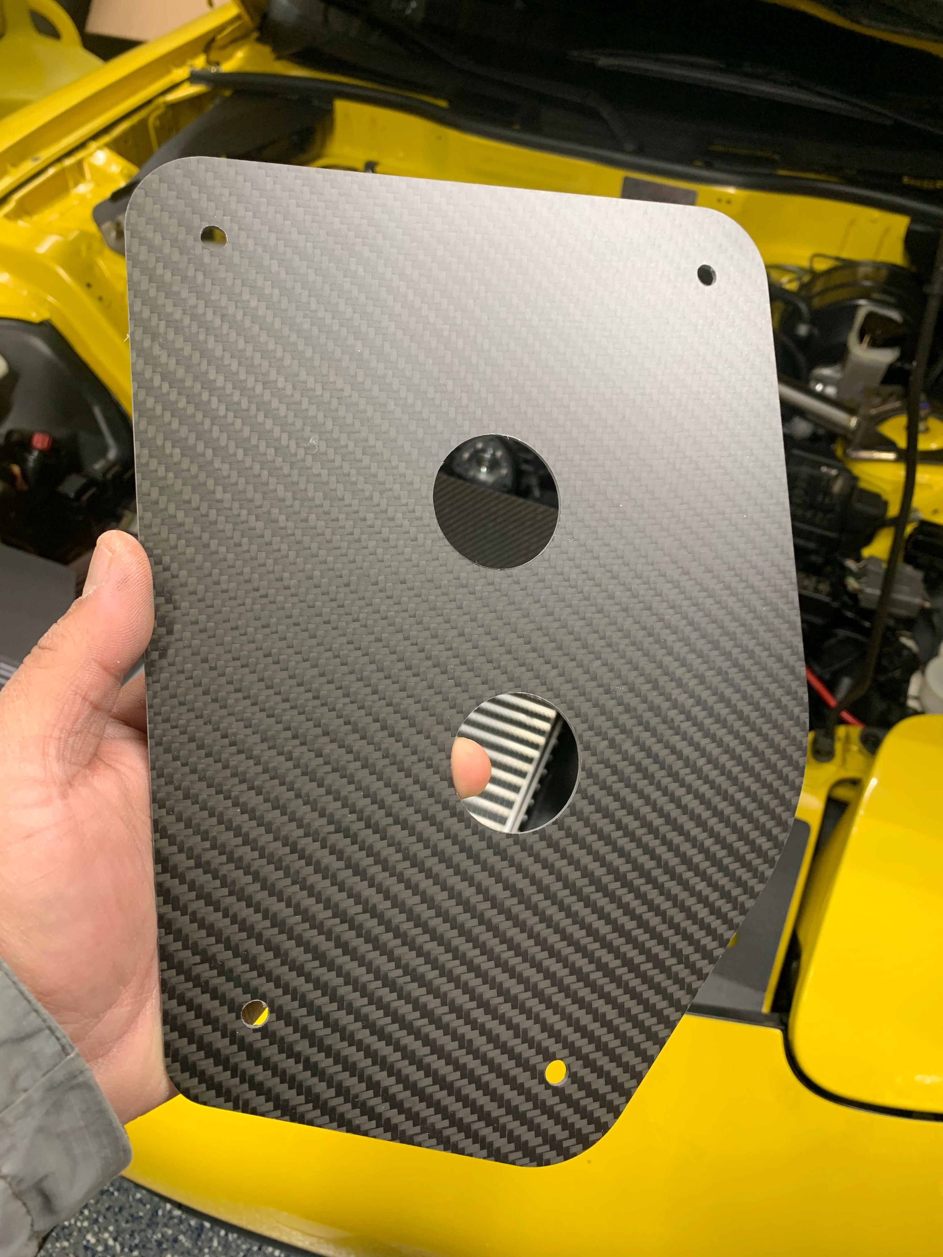 Mazda RX7 FD3S Fuel Tank Access Cover (Aluminum)